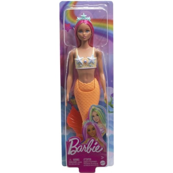 Фото - Лялька Barbie Лялька-русалонька "Кольоровий мікс" серії Дрімтопія (в ас.) (HRR02)