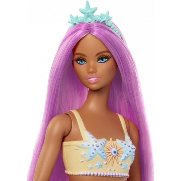 Фото - Лялька Barbie Лялька-русалонька "Кольоровий мікс" серії Дрімтопія (в ас.) (HRR02)