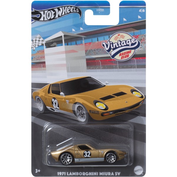 Фото - Базова машинка Hot Wheels "Вінтажні перегонові" (в ас.) (HRT81)