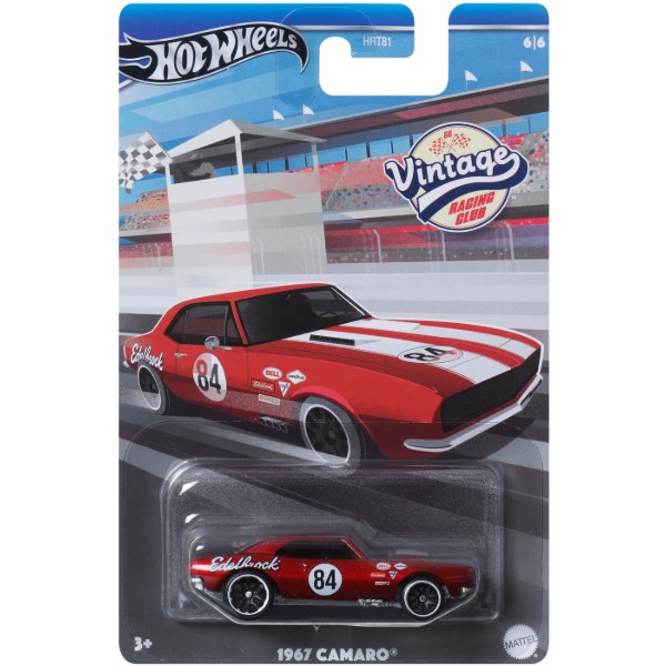 Фото - Базова машинка Hot Wheels "Вінтажні перегонові" (в ас.) (HRT81)