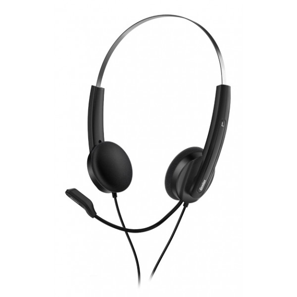 Фото - Навушники накладні дротові Genius HS-220U Black (31710020400)