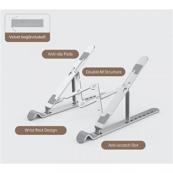 Фото - Подставка под ноутбук Orico PFB-A21-SV-BP