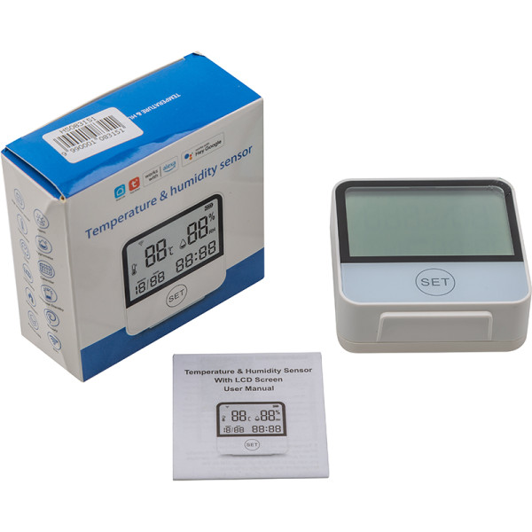 Фото - Бездротовий датчик температури і вологості повітря Tuya Wi-Fi (HS083151)