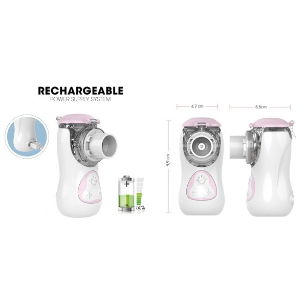 Фото - Інгалятор FEELLIFE Air Kids, Pink (HS084394)