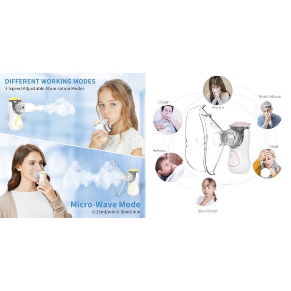 Фото - Інгалятор FEELLIFE Air Kids, Pink (HS084394)