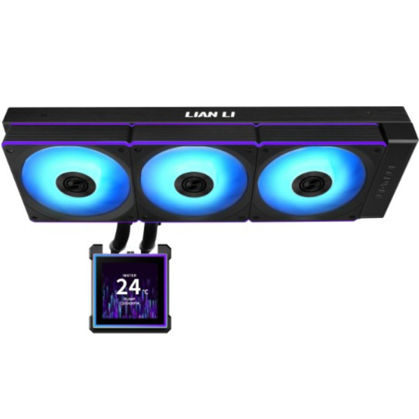 Фото - Водяна система охолодження Lian Li HydroShift II LCD-S 360CL Black (G89.GHS2LCDS36CB.00)