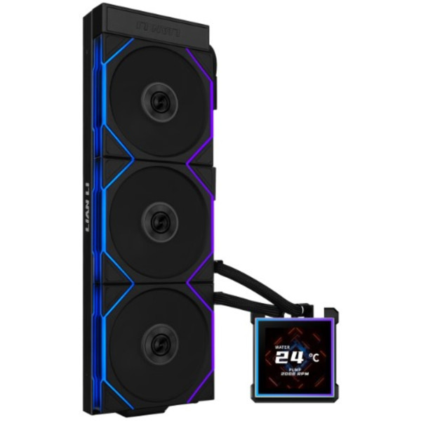 Фото - Водяна система охолодження Lian Li HydroShift II LCD-S 360TL, Black (G89.GHS2LCDS36TB.00)