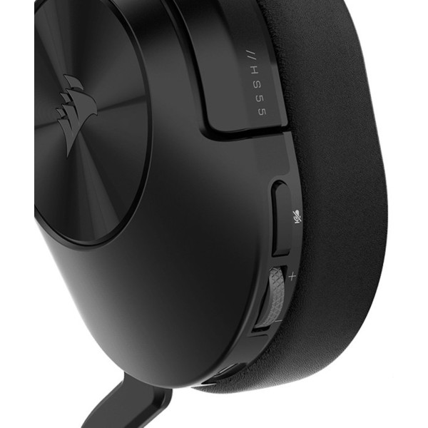 Фото - Уцінка - Гарнітура бездротова ігрова Corsair HS55 Wireless Gaming Dolby 7.1 Carbon (CA-9011280-EU)