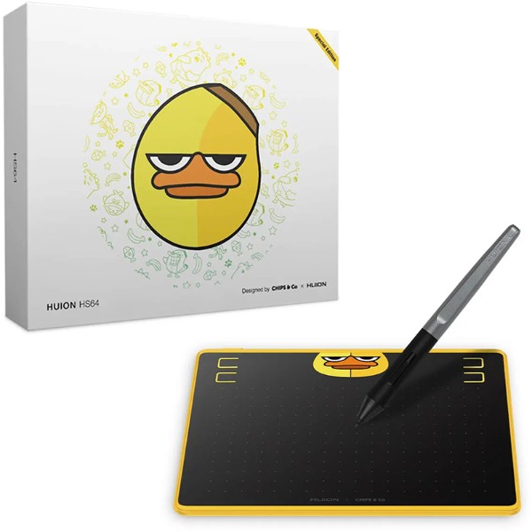 Фото - Графический планшет Huion HS64 Special Edition + перчатка (HS64SE)