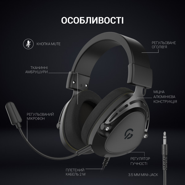 Фото - Гарнитура проводная игровая GamePro HS766