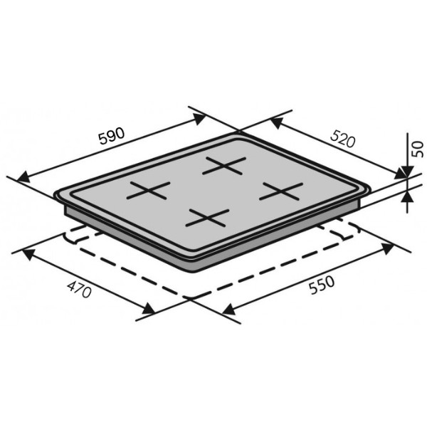 Фото - Варочная панель газовая Ventolux HSF640-H2G CEST (GRS)