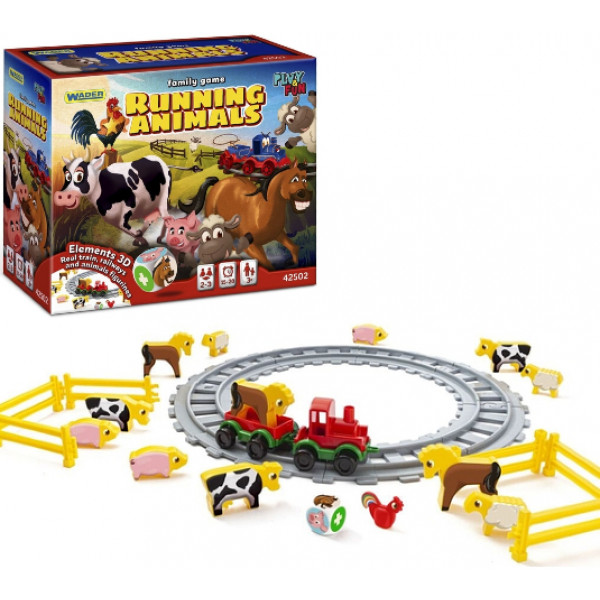 Фото - Настільна гра (3-4 роки) Wader "Тварини, що тікають"(42502)
