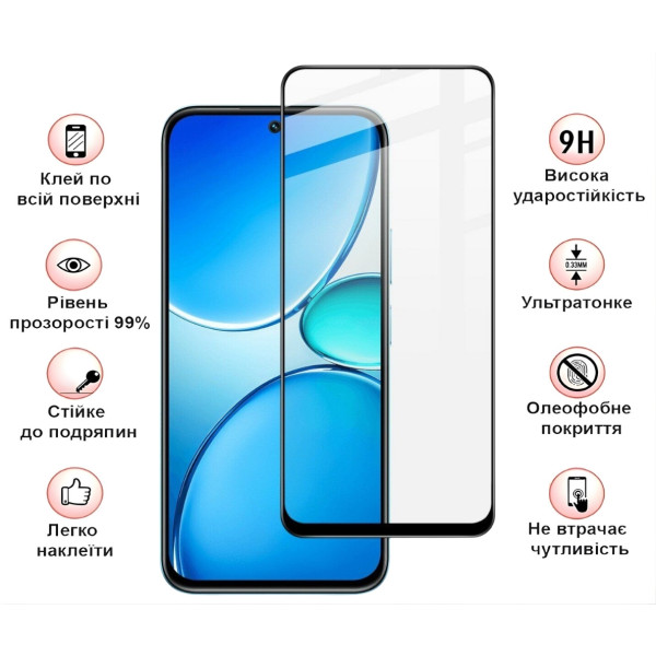 Фото - Защитное стекло для смартфона BeCover for Realme C85 5G Black (715139)
