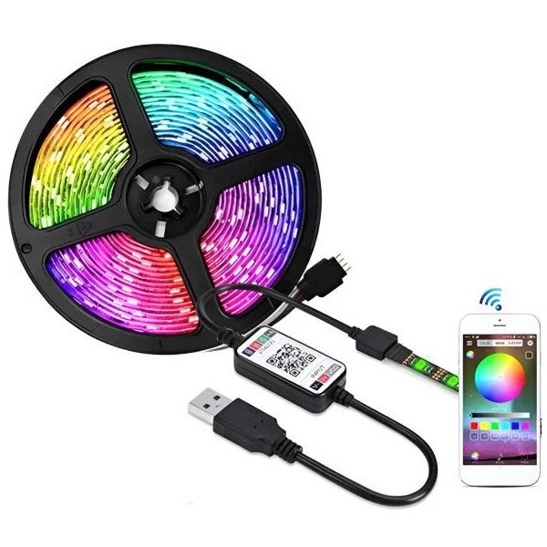 Фото - Світлодіодна стрічка XTRIKE ME 5050 Led Chip Bluetooth, App Control, 3m (HT-5050B3)