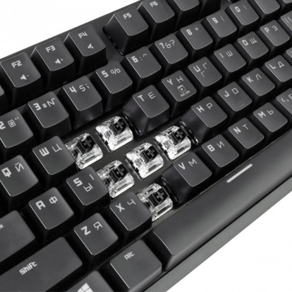 Фото - Клавиатура проводная игровая Hator Rockfall EVO TKL Optical ENG/UKR/RUS (HTK-630)