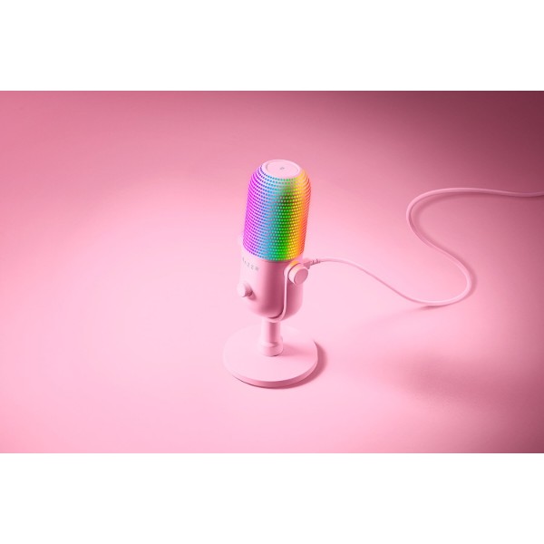 Фото - Мікрофон до комп'ютера дротовий Razer Seiren V3 Chroma Quartz (RZ19-05060300-R3M1)