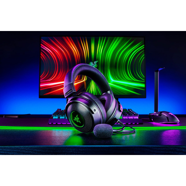 Фото - Гарнітура дротова ігрова Razer Kraken V3 (RZ04-03770200-R3M1)