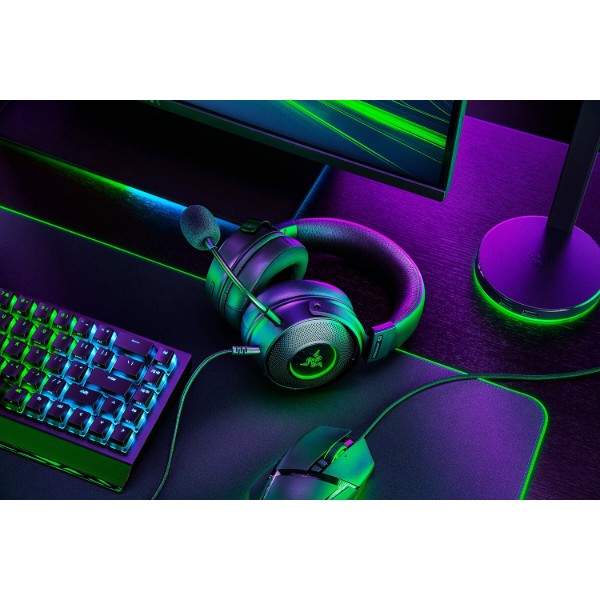 Фото - Гарнитура проводная игровая Razer Kraken V3 Hypersence (RZ04-03770100-R3M1)