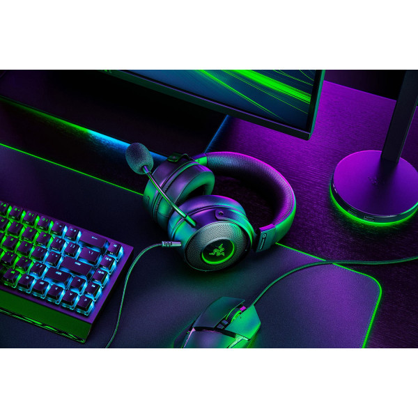 Фото - Гарнітура дротова ігрова Razer Kraken V3 (RZ04-03770200-R3M1)