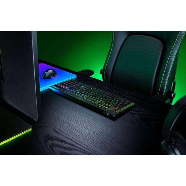 Фото - Клавіатура бездротова ігрова Razer BlackWidow V4 Low-Profile Yellow (RZ03-05271500-R3M1)
