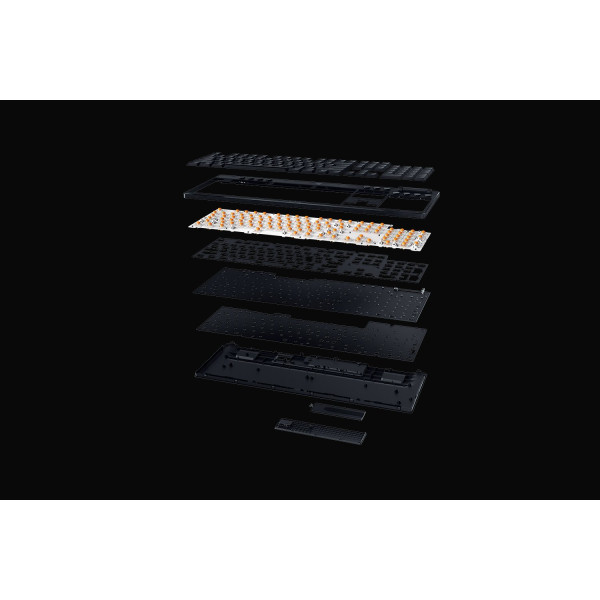 Фото - Клавіатура бездротова ігрова Razer BlackWidow V4 Low-Profile Yellow (RZ03-05271500-R3M1)