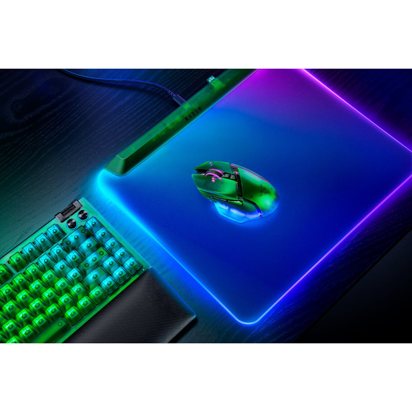 Фото - Мышь беспроводная игровая Razer Basilisk V3 PRO Wireless, 35K, Phantom Green (RZ01-05240300-R3G1)