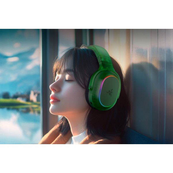 Фото - Гарнитура беспроводная игровая Razer Barracuda X CHROMA, Phantom Green (RZ04-05220300-R3M1)