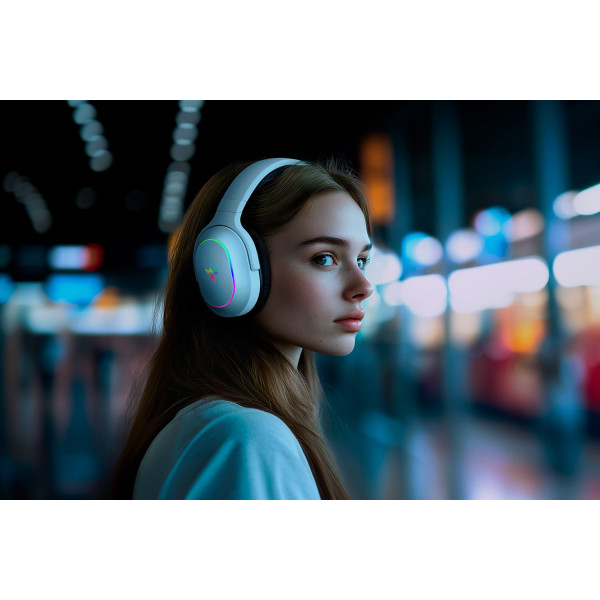 Фото - Гарнітура бездротова ігрова Razer Barracuda X CHROMA White (RZ04-05220200-R3M1)