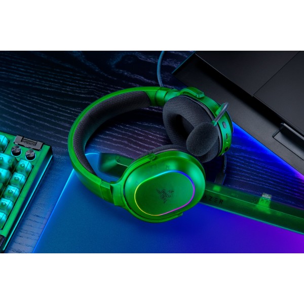 Фото - Гарнитура беспроводная игровая Razer Barracuda X CHROMA, Phantom Green (RZ04-05220300-R3M1)