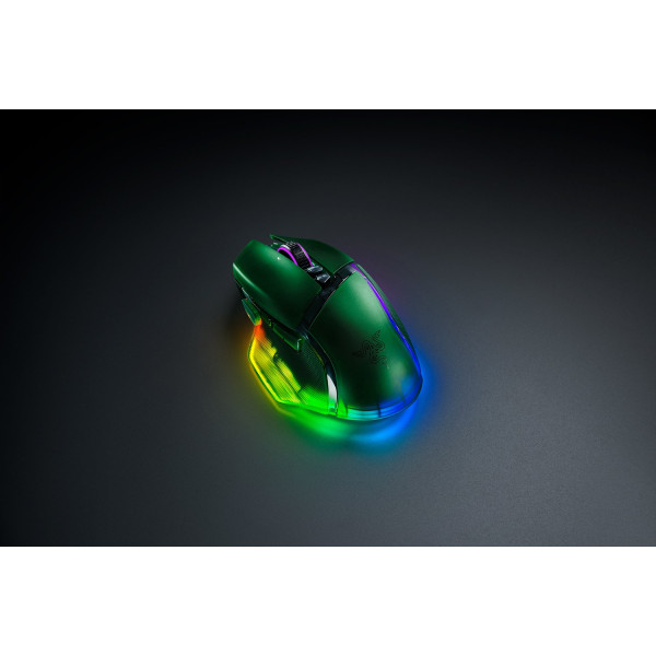 Фото - Мышь беспроводная игровая Razer Basilisk V3 PRO Wireless, 35K, Phantom Green (RZ01-05240300-R3G1)