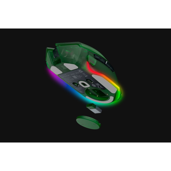 Фото - Мышь беспроводная игровая Razer Basilisk V3 PRO Wireless, 35K, Phantom Green (RZ01-05240300-R3G1)