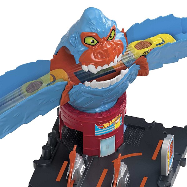 Фото - Ігровий набір Hot Wheels "Порятунок від горили" серії "Небезпечні створіння" (HDR30)