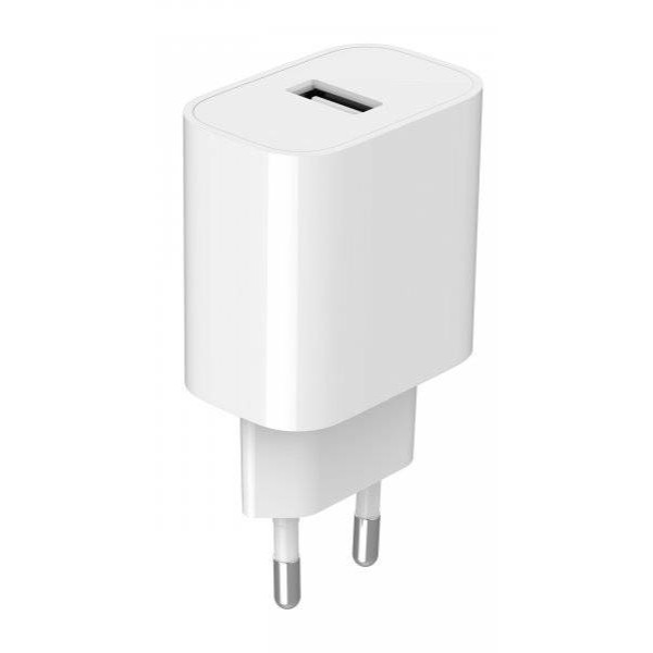Фото - Мережевий зарядний пристрій Gembird Мережевий ЗП, 1 USB-A 5V/2.4A (12W), білий