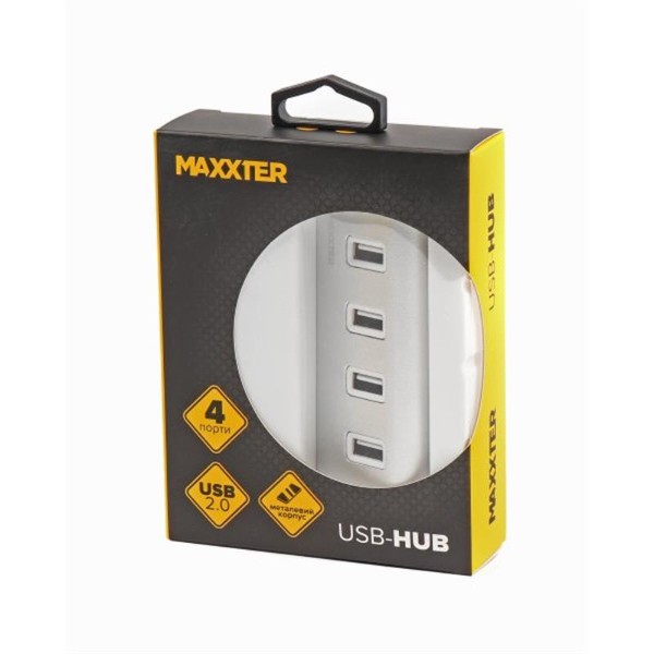 Фото - Хаб USB Maxxter HU2A-4P-01