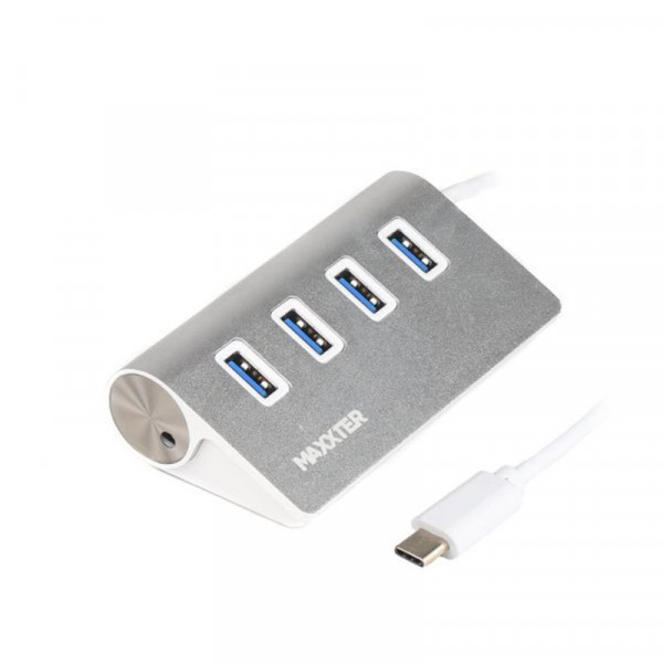 Фото - Хаб USB Maxxter HU3C-4P-01