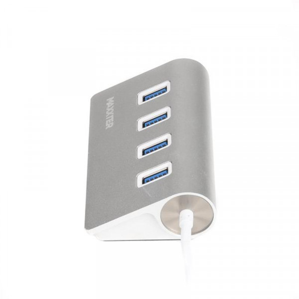 Фото - Хаб USB Maxxter HU3C-4P-01