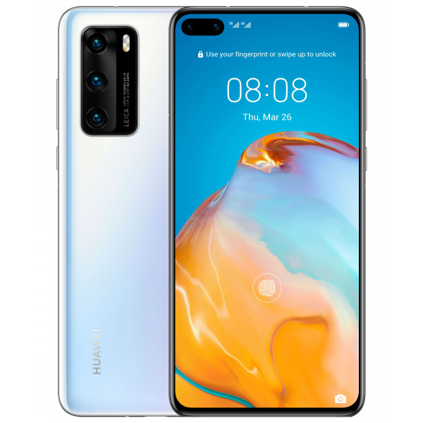 Фото - Смартфон Huawei P40 8/128Gb Ice White (51095EJB)