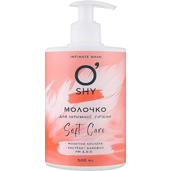 Фото - Молочко для інтимної гігієни O'Shy Soft Care (4820263235843)