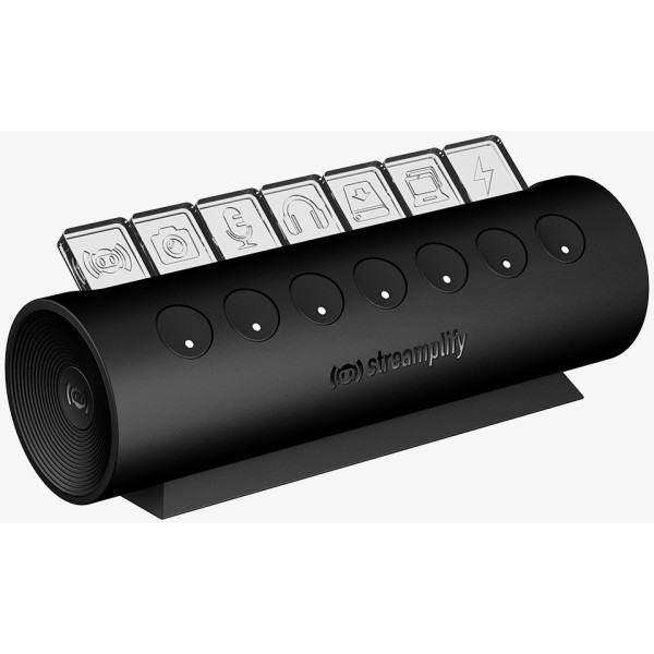 Фото - Хаб USB Streamplify HUB CTRL 7-RGB-EU-F Black (SPUH-HC71217.11)