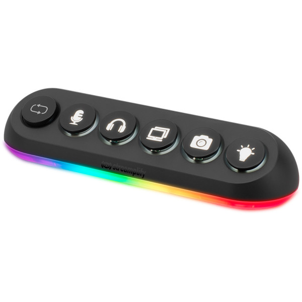 Фото - Хаб USB Streamplify HUB DECK 5-RGB-EU-F Black (SPUH-HD51217.11)