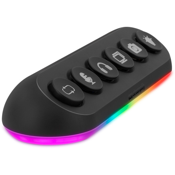 Фото - Хаб USB Streamplify HUB DECK 5-RGB-EU-F Black (SPUH-HD51217.11)