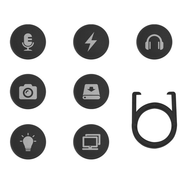 Фото - Хаб USB Streamplify HUB DECK 5-RGB-EU-F Black (SPUH-HD51217.11)