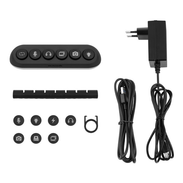 Фото - Хаб USB Streamplify HUB DECK 5-RGB-EU-F Black (SPUH-HD51217.11)