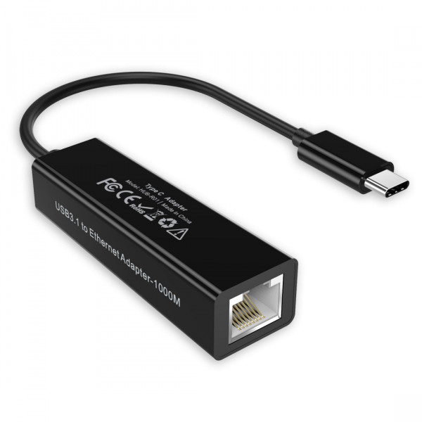 Фото - Перехідник USB-C - Ethernet Choetech USB Type-C (HUB-R01)