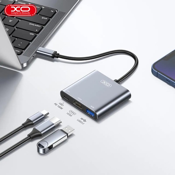 Фото - Хаб USB XO HUB011.tranish