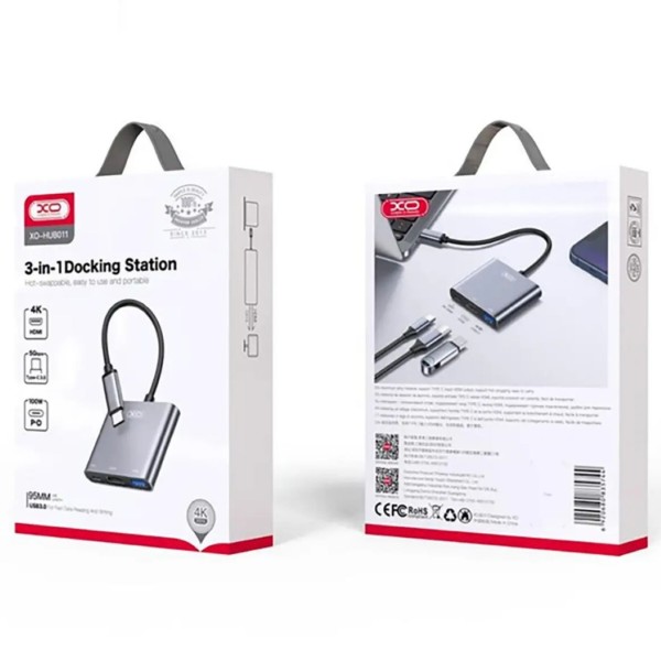 Фото - Хаб USB XO HUB011.tranish