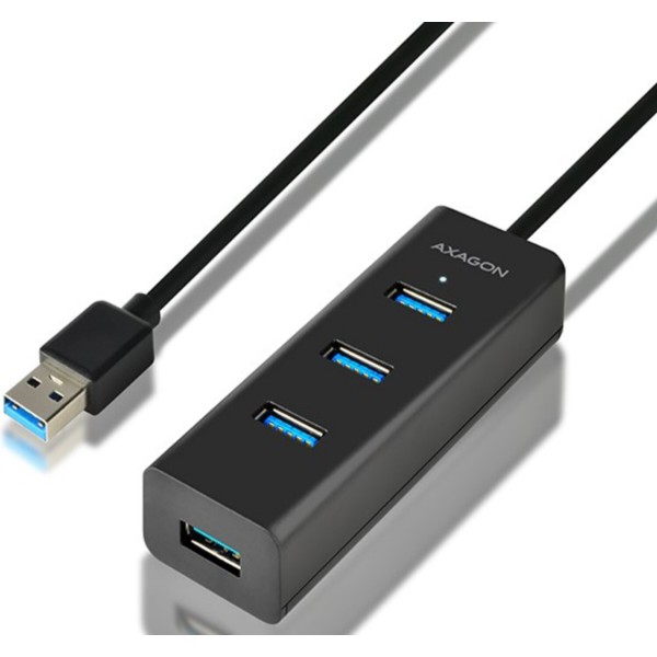 Фото - Хаб USB AXAGON USB3.0 CHARGING 2m Cable, MicroUSB Charging, Black (HUE-S2BL) Фото - Хаб USB AXAGON USB3.0 CHARGING 2m Cable, MicroUSB Charging, Black (HUE-S2BL)