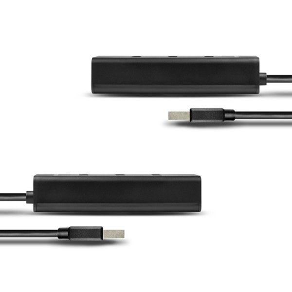 Фото - Хаб USB AXAGON USB3.0 CHARGING 2m Cable, MicroUSB Charging, Black (HUE-S2BL)