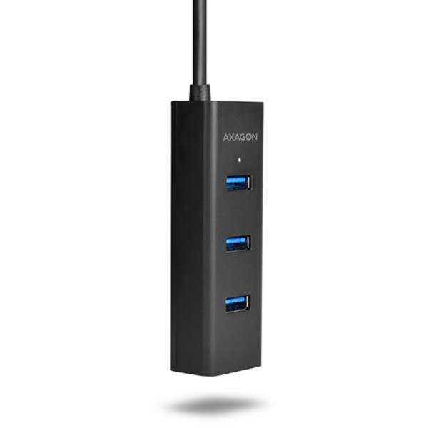 Фото - Хаб USB AXAGON USB3.0 CHARGING 2m Cable, MicroUSB Charging, Black (HUE-S2BL)