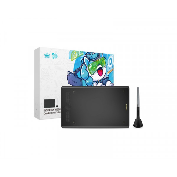 Фото - Графический планшет Huion H580X Black+перчатка